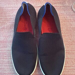Rothy’s Women’s slip on sneakers black 8.5 8 1/2